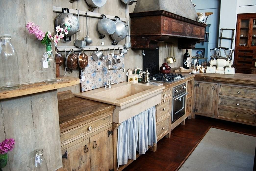 homify Cucina in stile rustico Lavandini & Rubinetti