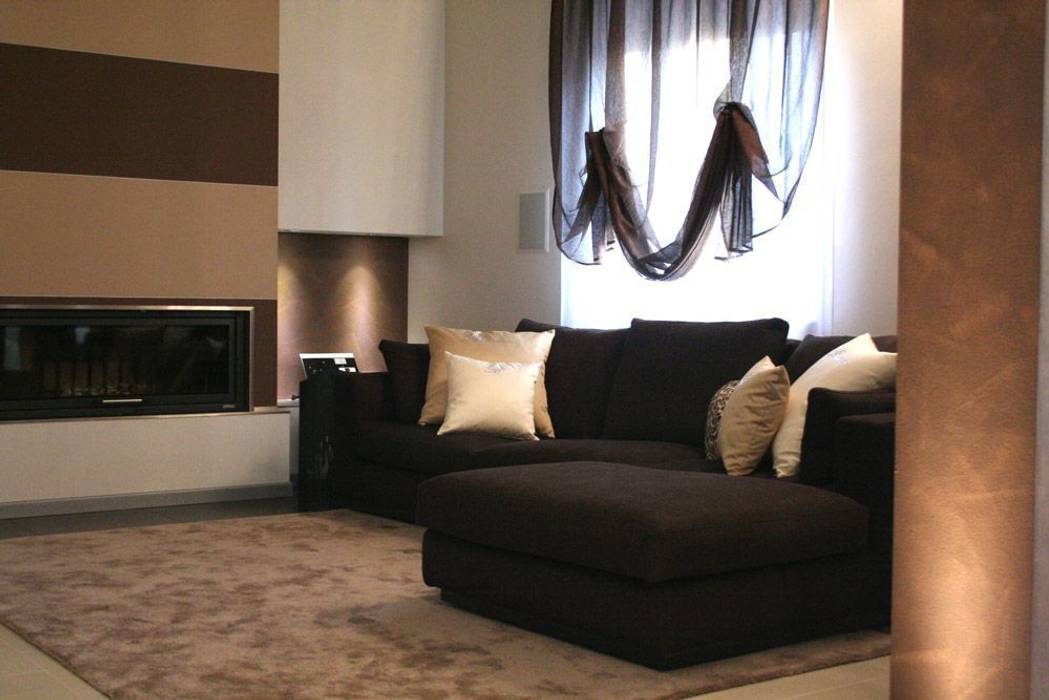 Private home in Asola, Devincenti Multiliving Devincenti Multiliving Modern living room