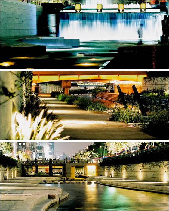 Unique and Various Landscape of CheongGye Plaza Seo Ahn R&D Design Group 인더스트리얼 정원