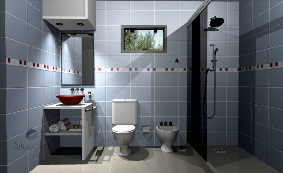 EDIFICIO ALQUIMIA, Muebles del angel Muebles del angel Modern bathroom