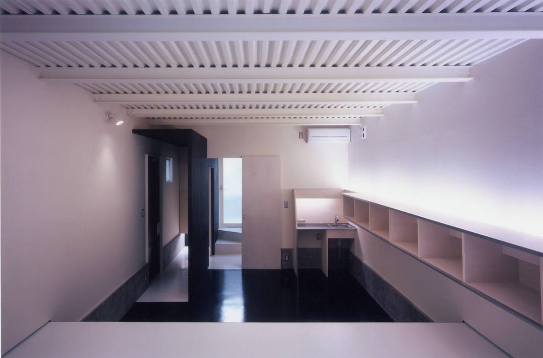 A-House ADS一級建築士事務所 ミニマルデザインの 書斎