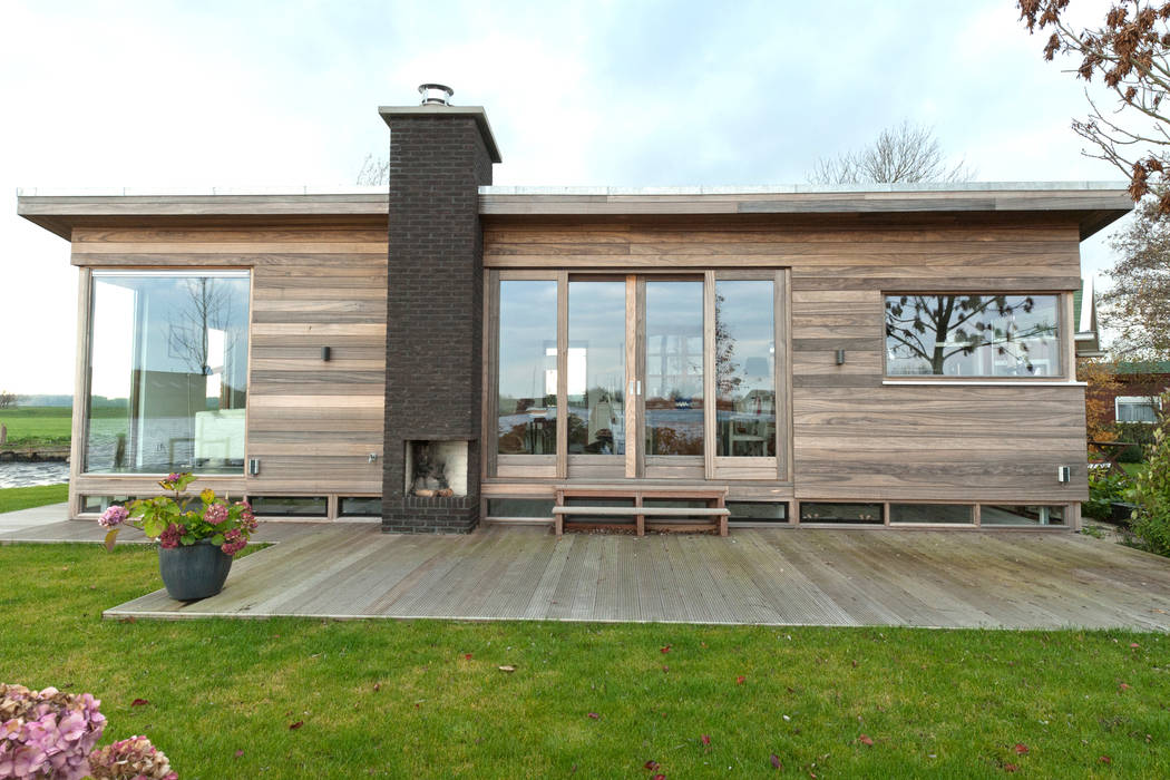 Recreatiewoning Zwanburgerpolder, OX architecten OX architecten Casas de estilo moderno