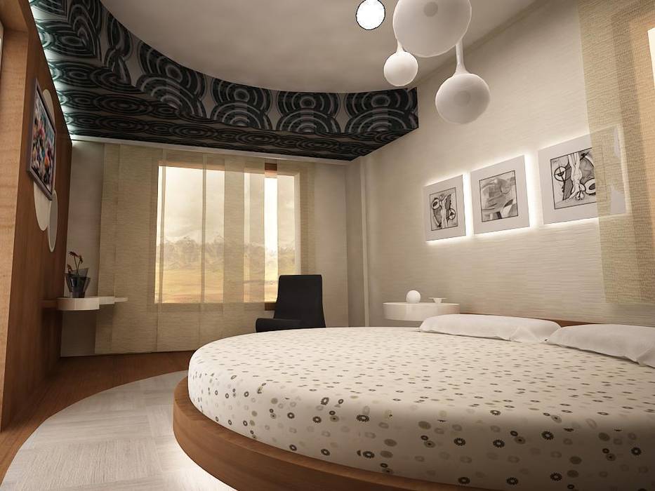Villa teknogrup design minimalist yatak odası homify