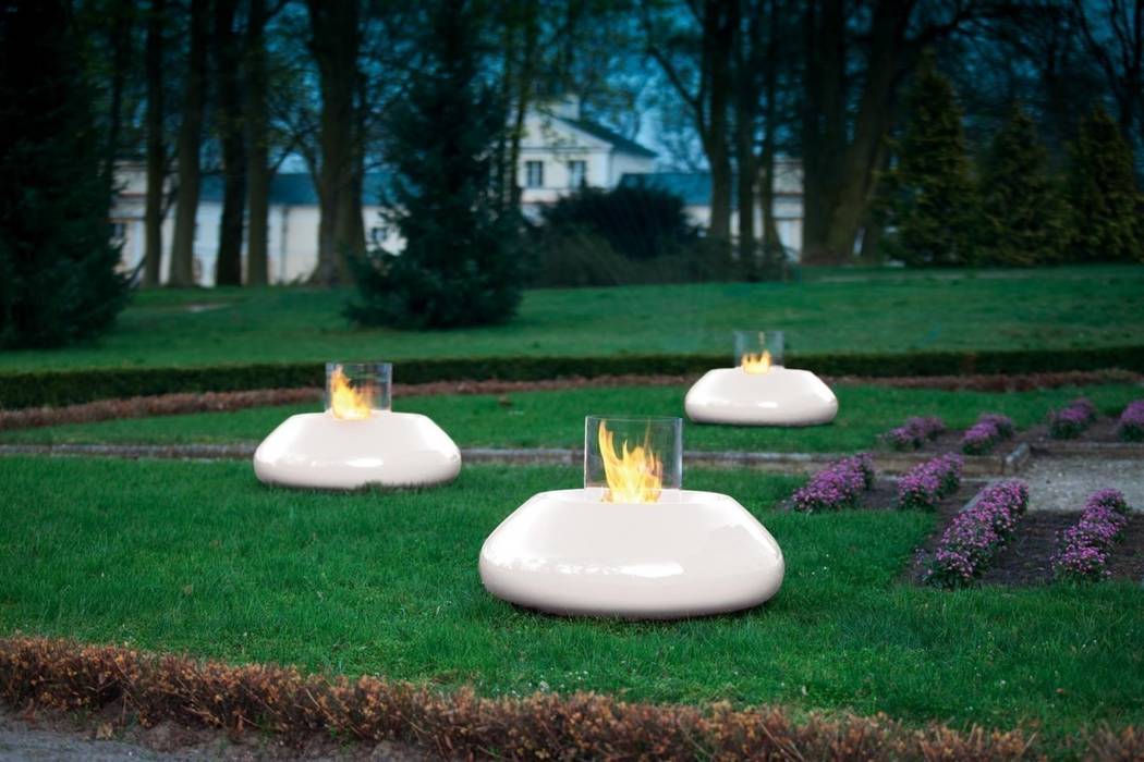 Bubble Commerce Bio Fire Urban Icon Modern style gardens Fire pits & barbecues