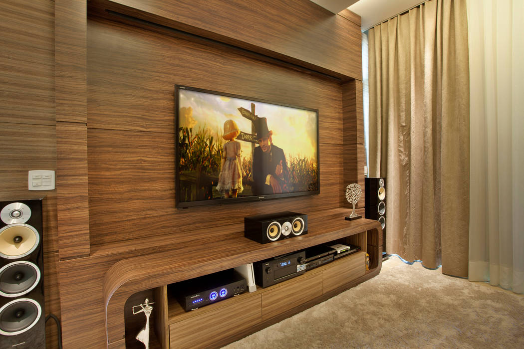 homify Modern media room