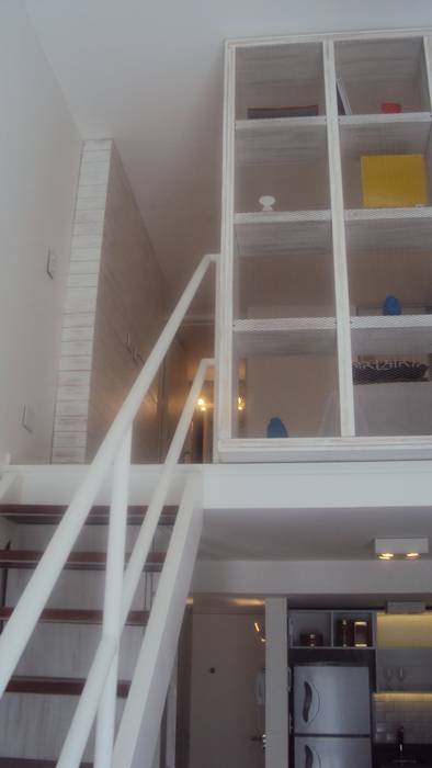 Dúplex en Recoleta, GUTMAN+LEHRER ARQUITECTAS GUTMAN+LEHRER ARQUITECTAS Couloir, entrée, escaliers modernes