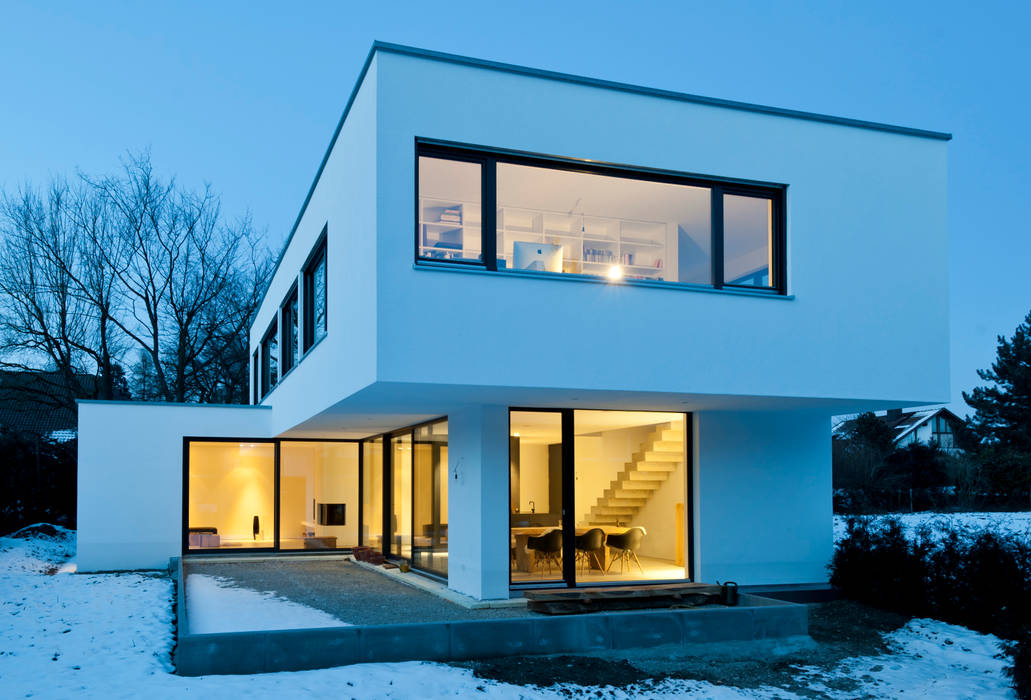 einfamilienhaus am wörthsee , gramming rosenmüller architekten gramming rosenmüller architekten Modern home