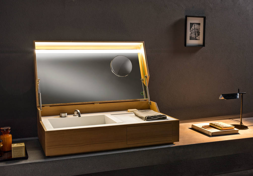 HIDDEN, Giulio Gianturco Giulio Gianturco Minimalist style bathrooms Sinks