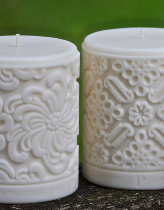 Luxury fragranced rapeseed wax candles. Parable Designs Ltd Casas de estilo clásico Accesorios y decoración