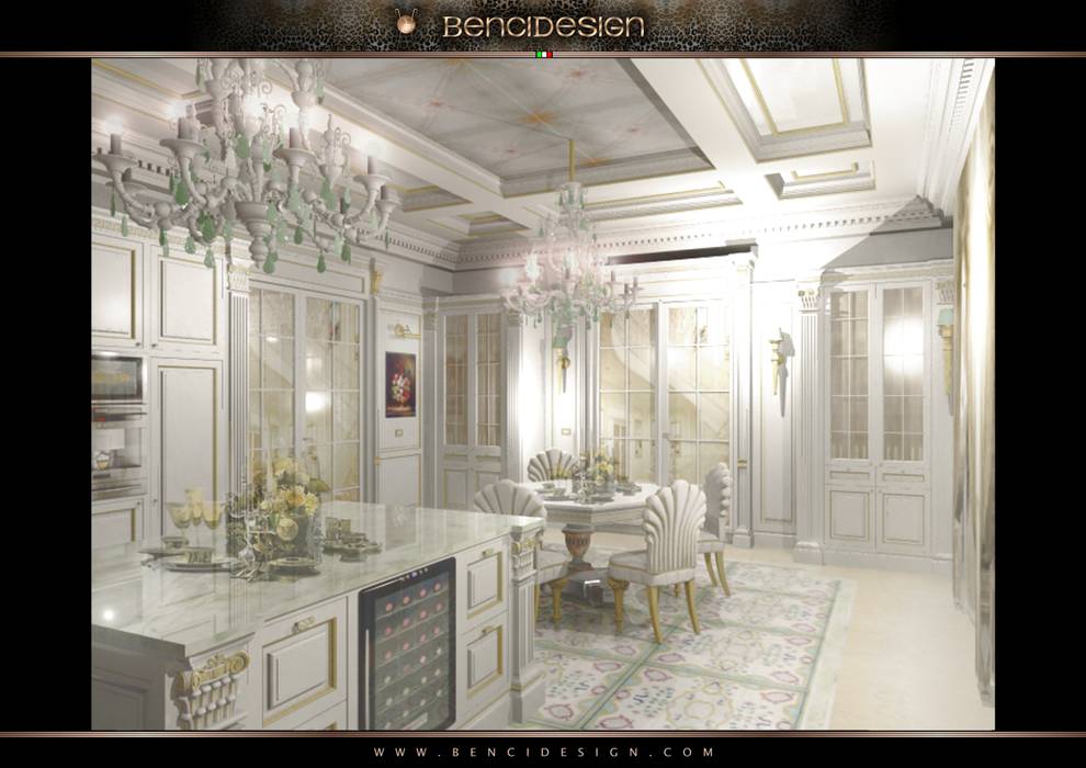Villa Emirates, BenciDesign BenciDesign Klasik Mutfak