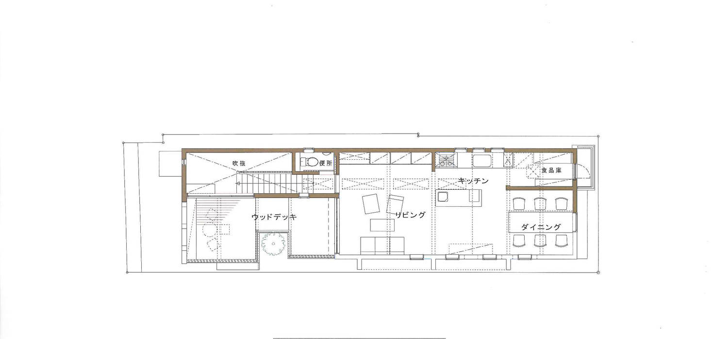 細長い敷地を逆手に生かした家, 豊田空間デザイン室 一級建築士事務所 豊田空間デザイン室 一級建築士事務所