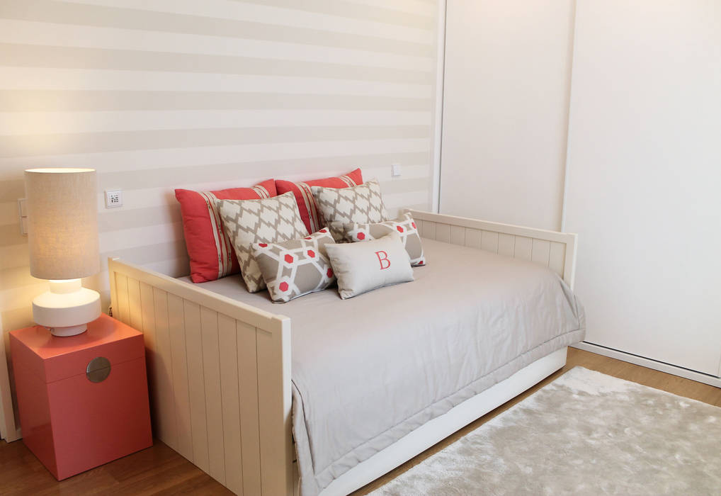 Boy & girl rooms quartos de criança modernos por filipa cunha