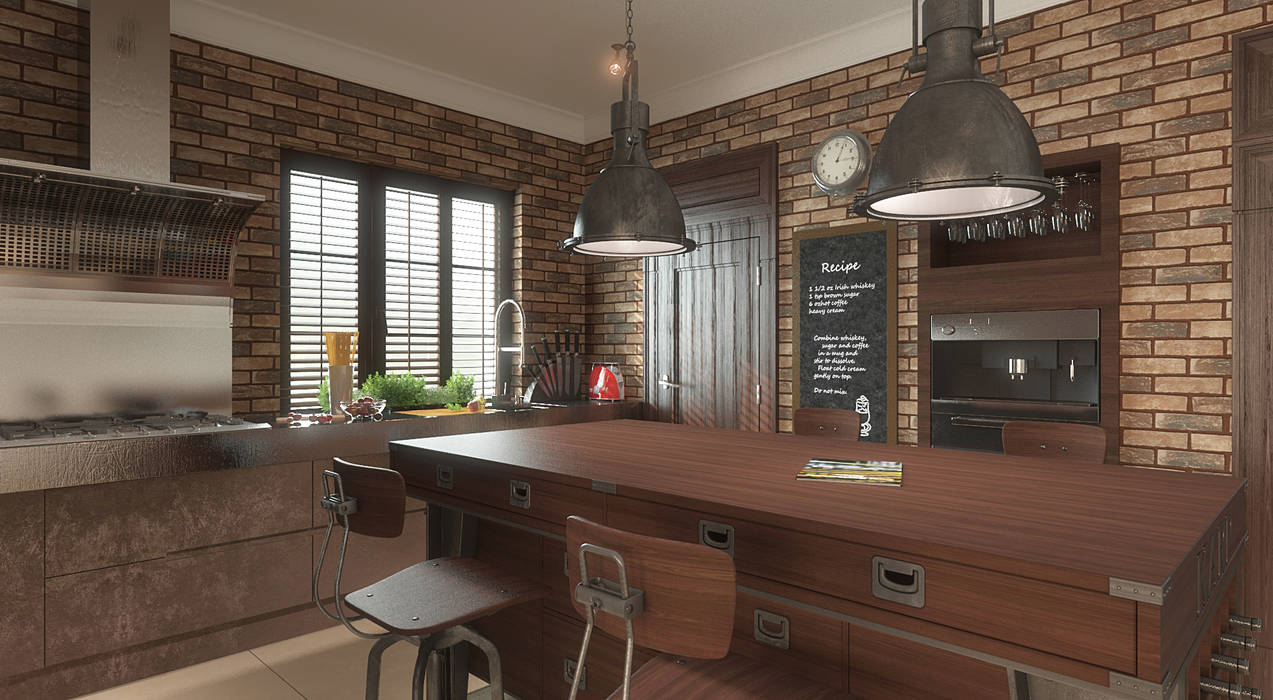 homify Cocinas de estilo industrial