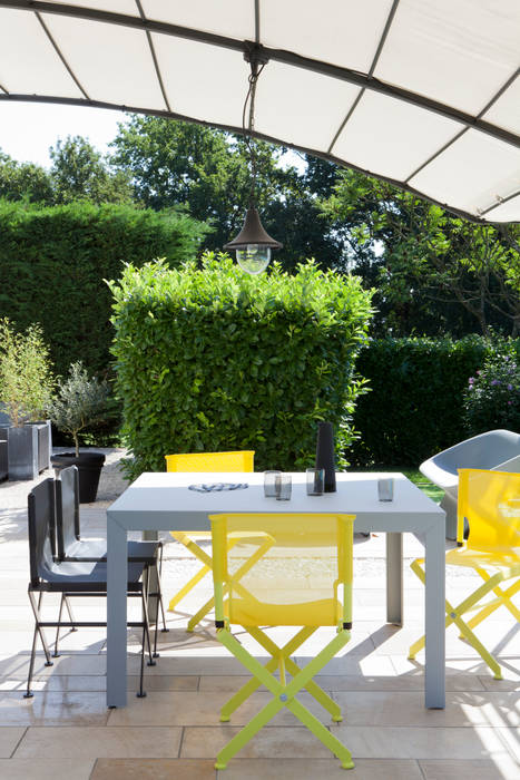 A table !, Vue Jardin Vue Jardin Jardines modernos Hierro/Acero Mobiliario