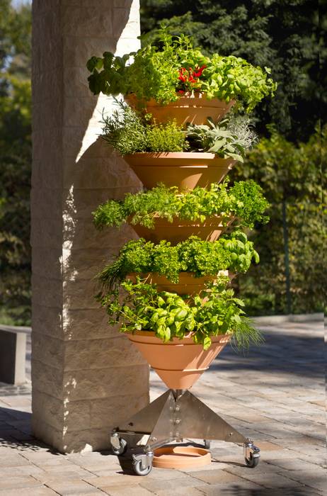 homify Minimalist balcony, veranda & terrace Plants & flowers