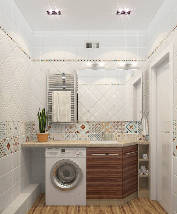 Квартира в элитном жилом комплексе "Парус", Design Rules Design Rules Ванная комната в стиле минимализм