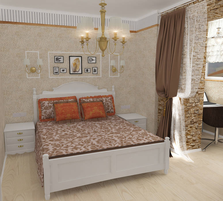 Двухкомнатная квартира в жилом комплексе "Алиса", Design Rules Design Rules Country style bedroom