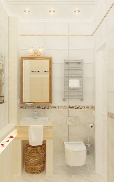 Двухкомнатная квартира в жилом комплексе "Алиса", Design Rules Design Rules Country style bathroom