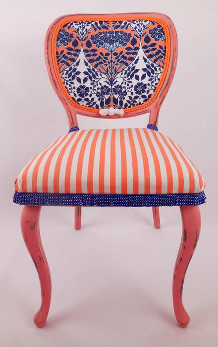 Chair viänö motley chairs esszimmerstühle und bänke holz orange | homify