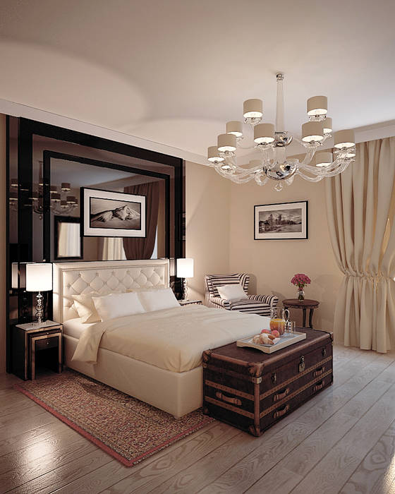 Grand Villa, Shtantke Interior Design Shtantke Interior Design Klasik Yatak Odası