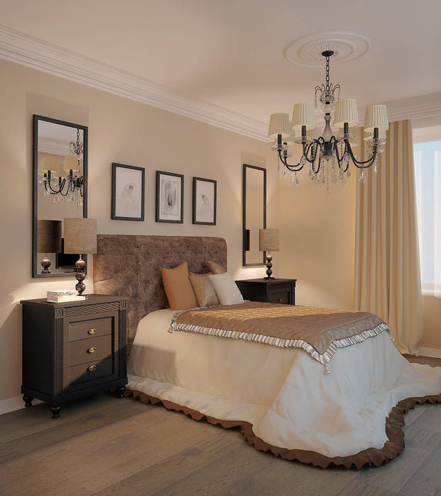 Grand Villa, Shtantke Interior Design Shtantke Interior Design Chambre classique