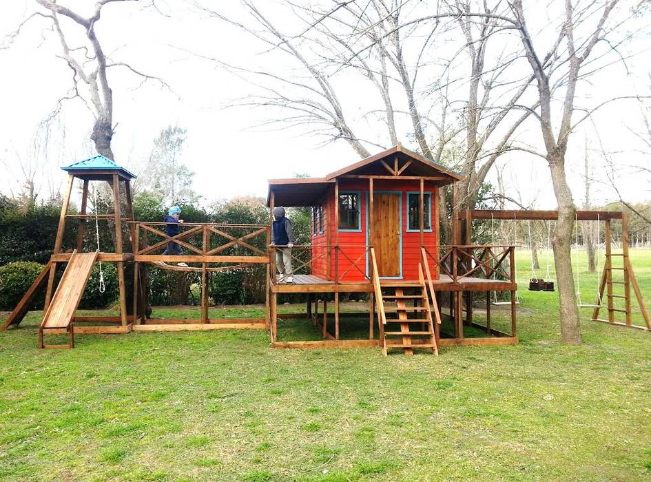 Casitas para niños 1, infocasitasdario infocasitasdario Jardin moderne Balançoires et terrains de jeux