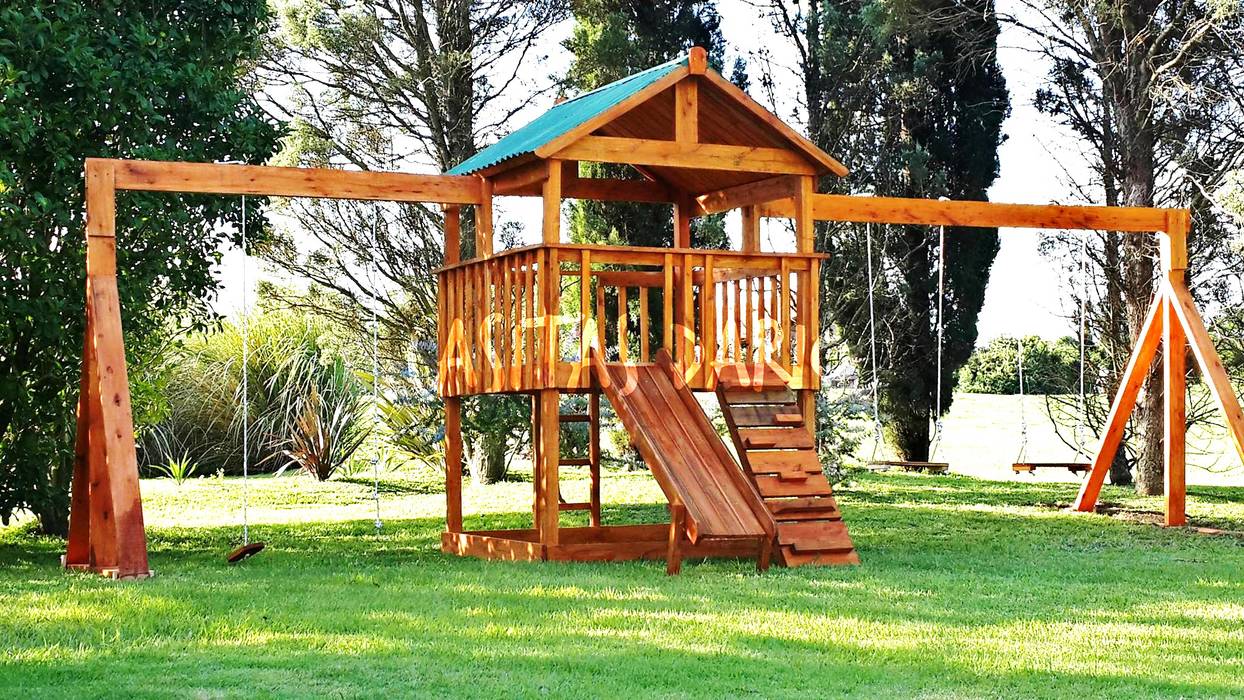 Casitas para niños 1, infocasitasdario infocasitasdario Jardines modernos: Ideas, imágenes y decoración Hamacas y áreas de juego