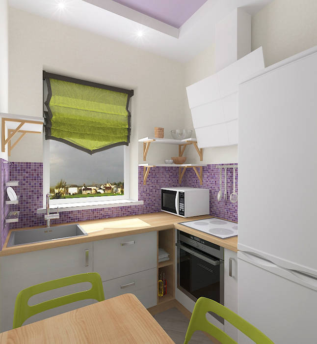 Компактный загородный дом, Design Rules Design Rules Кухня в средиземноморском стиле