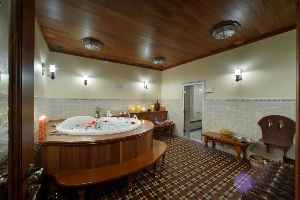 Баня в английском стиле, RRdesign RRdesign Ванная комната в рустикальном стиле