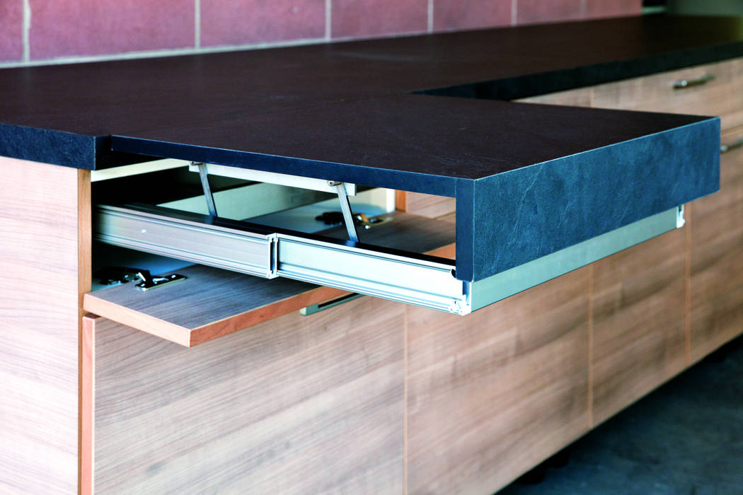 homify Modern kitchen Bench tops