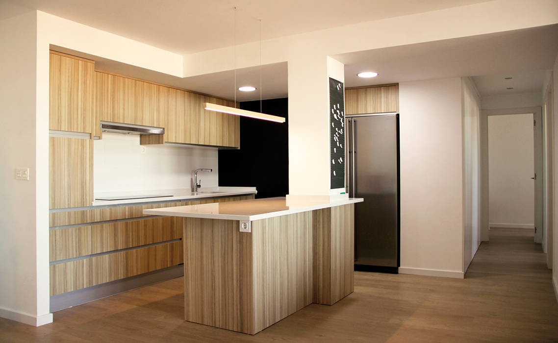 Penthouse Apartment, Salas Arquitectura+Diseño Salas Arquitectura+Diseño ห้องครัว