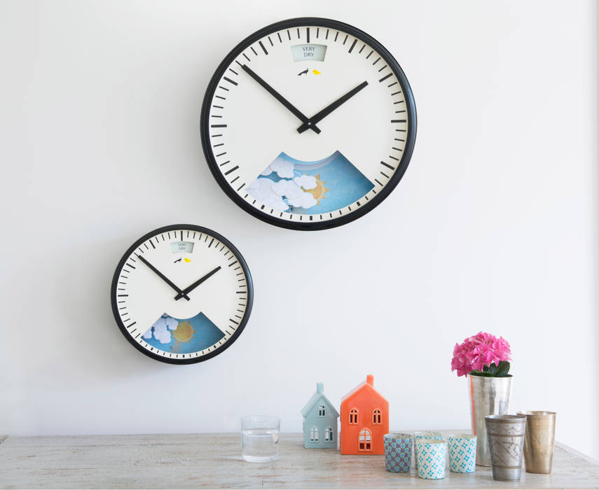 Lovebird barometer clocks homify Moderne Küchen Accessoires und Textilien