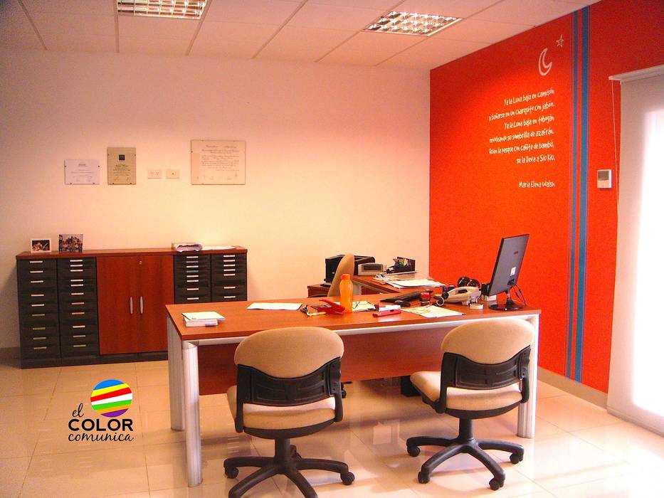 Colores de la marca plasmados en el Diseño interior: el Color Comunica ® , Consultora Gallardo Consultora Gallardo