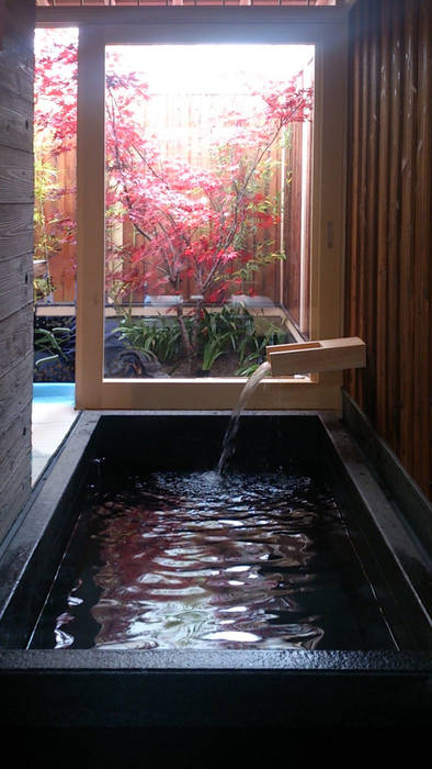 現代に息づく京都の町家, 一級建築士事務所 (有)ＢＯＦアーキテクツ 一級建築士事務所 (有)ＢＯＦアーキテクツ 和風の お風呂