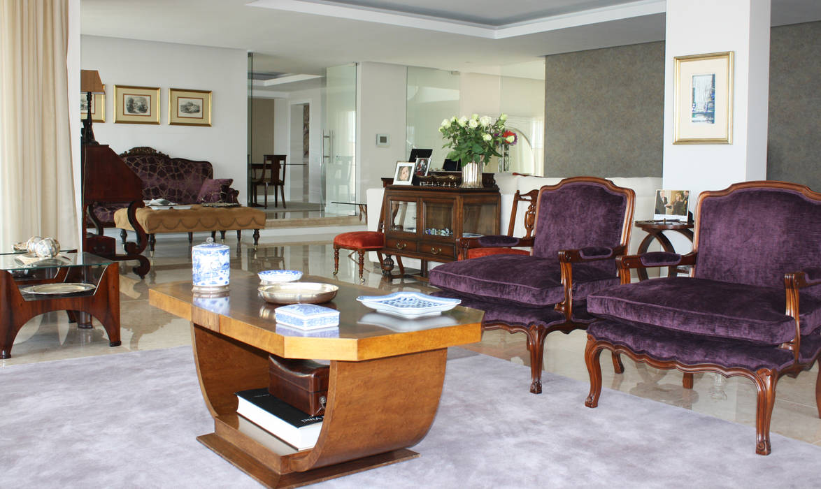 sala de estar Getin - Architecture and Interior design Salas de estar ecléticas Acessórios e Decoração