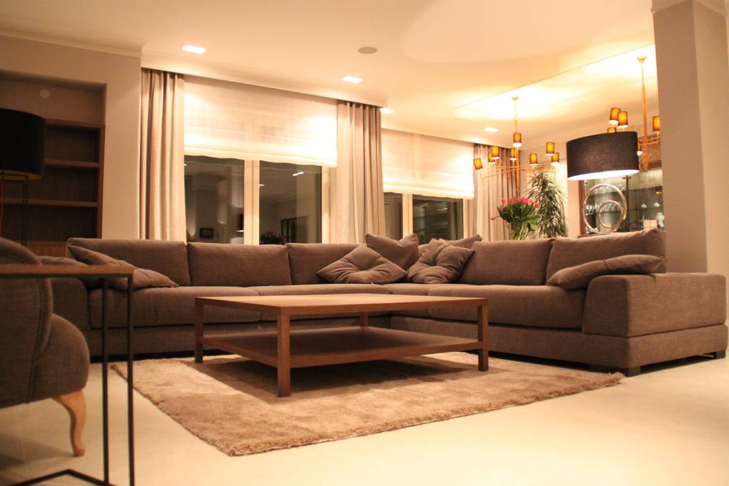 Sofa nowoczesna Comfort & Style Interiors Nowoczesny salon kanapa,sofa,zasłony,rolety rzymskie,Kanapy i fotele