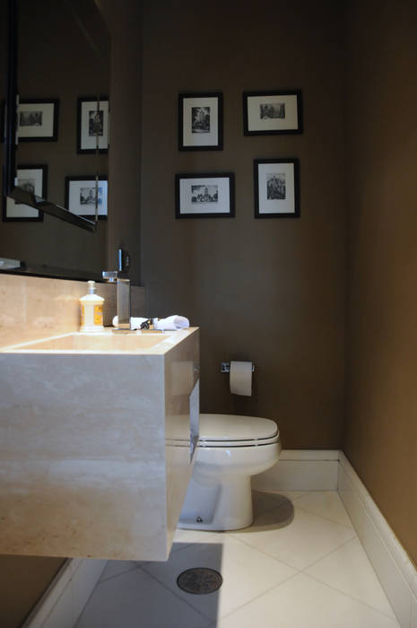 Lavabo Morumbi Clô Vieira Design de Interiores Banheiros clássicos