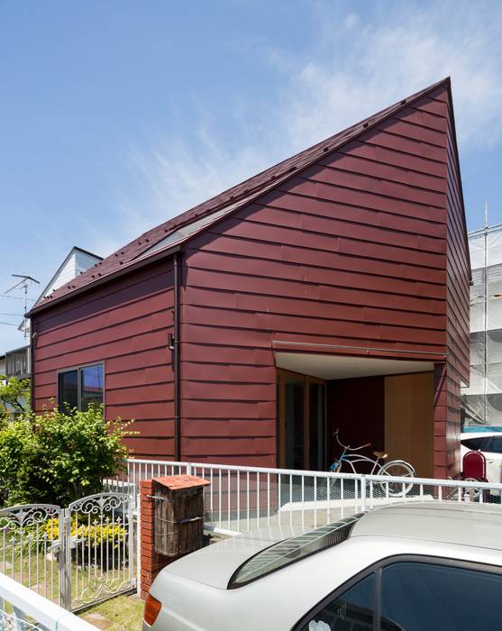 浜竹の家 House in Hamatake, 本間義章建築設計事務所 本間義章建築設計事務所 モダンな 家