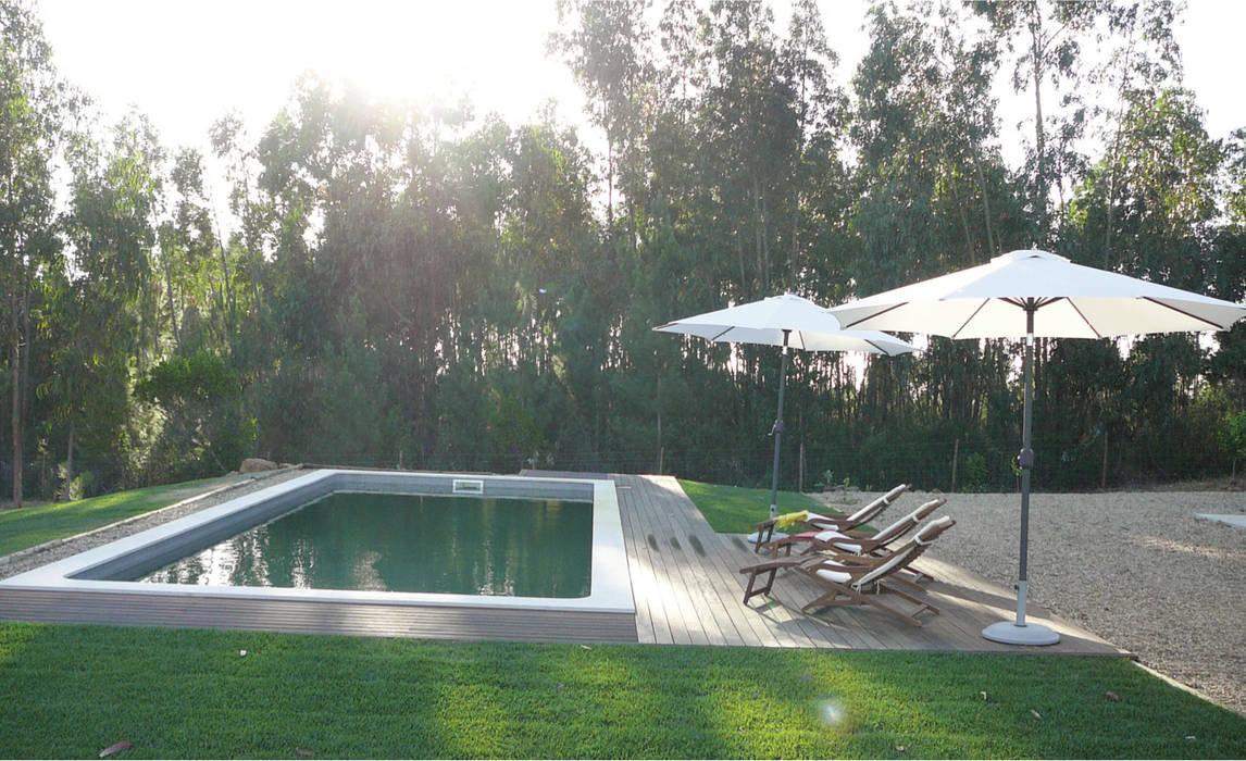 Piscina Piscinas rústicas por LAVRADIO DESIGN Rústico