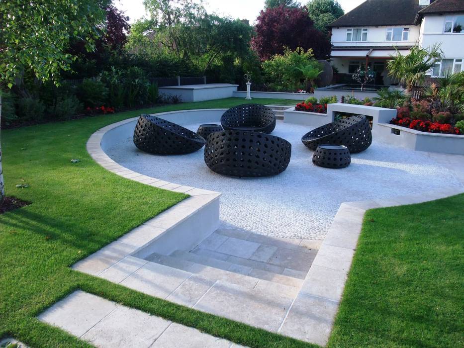 A private garden, Surrey, Bowles & Wyer Bowles & Wyer Modern garden