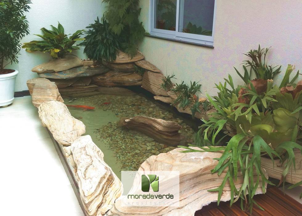 homify Jardines tropicales Piletas y estanques