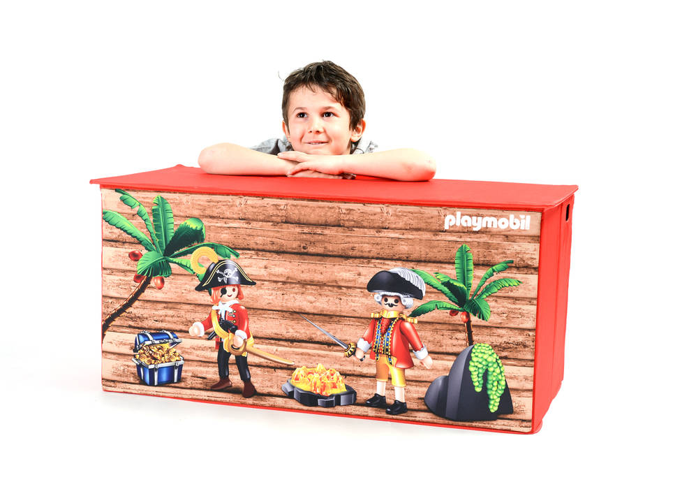 Coffre à jouets Playmobil PIRATES IMPEX - My Note Deco Chambre d'enfant moderne Rangements