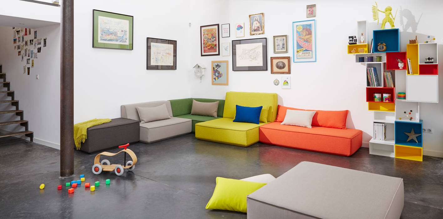 Sofas, Cubit- Bits For Living Cubit- Bits For Living Minimalistische woonkamers Sofa's & fauteuils