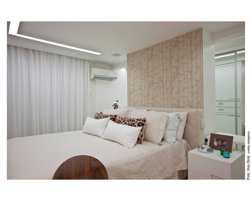 Loft Atalaia, Wesley Lemos Arquitetura & Design Wesley Lemos Arquitetura & Design Modern style bedroom
