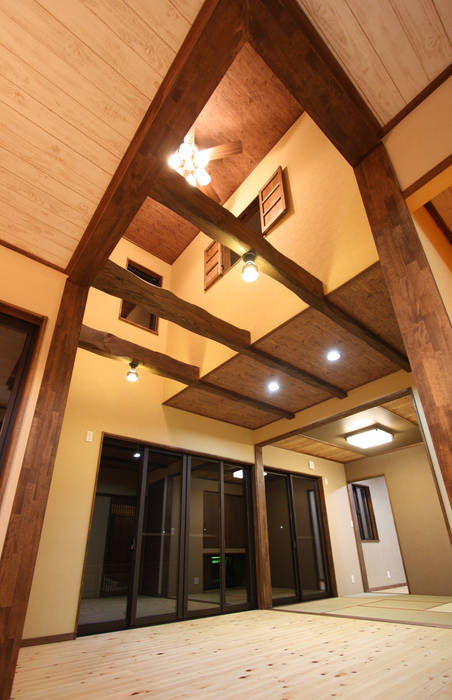 - Japanese Style・ジャパニーズスタイル No.02 -, 株式会社アートカフェ 株式会社アートカフェ Living room Wood Wood effect