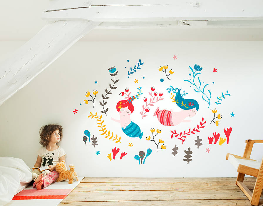 Sticker Les Sirènes, Bumoon Bumoon Nursery/kid’s room Accessories & decoration