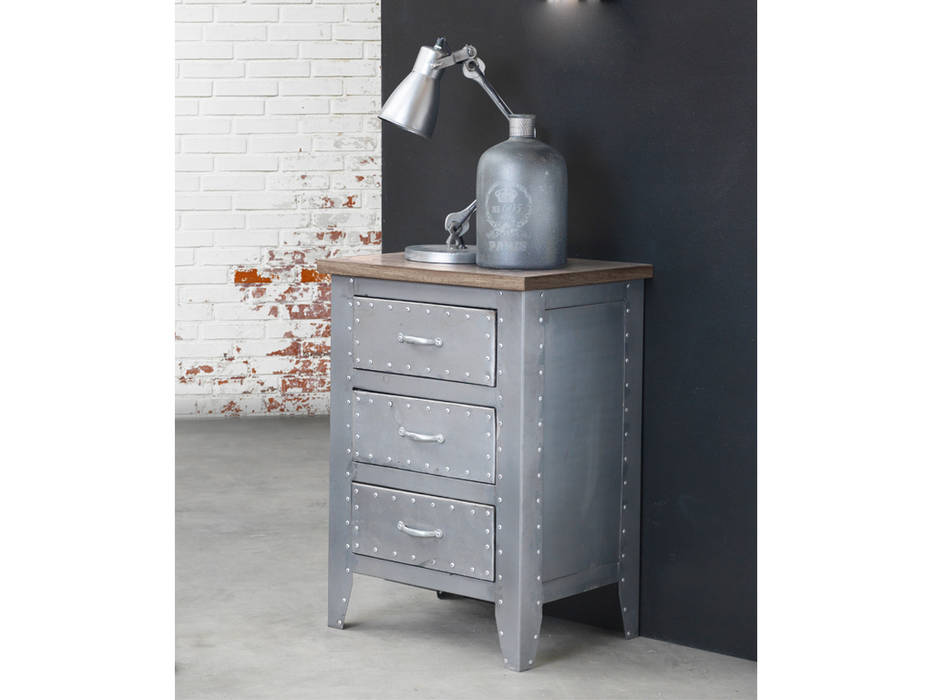 Metalowe meble z charakterem, Seart Seart Pang-industriya na corridors estilo, Pasilyo & Hagdan Metal Drawers & shelves