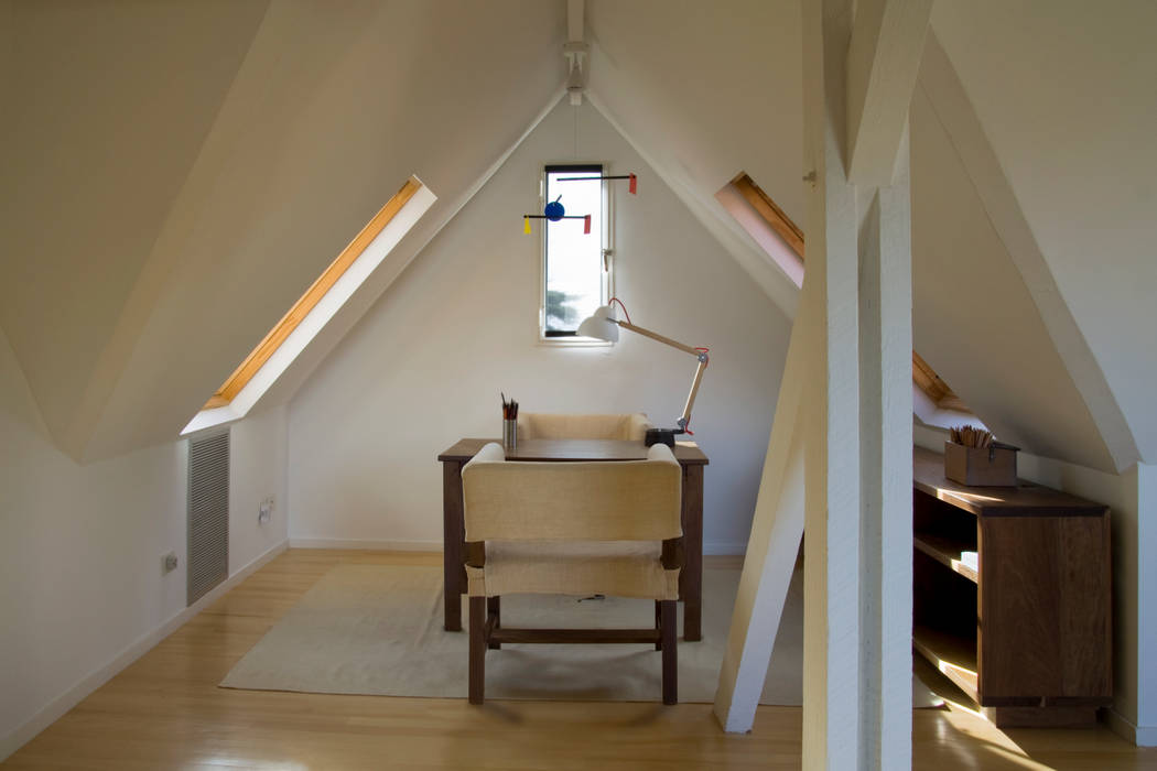 Casa en la Barranca · San Isidro, Buenos Aires · Paula Herrero | Arquitectura, Paula Herrero | Arquitectura Paula Herrero | Arquitectura Modern living room