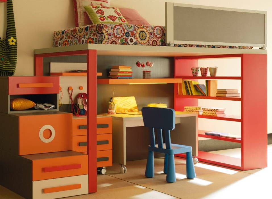 ZONA ESTUDIO, MUEBLES OYAGA MUEBLES OYAGA Modern nursery/kids room Desks & chairs