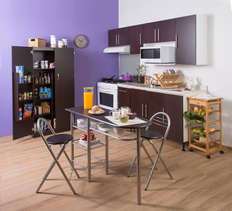 COCINA CHOCOLATE - SEP 2015, Idea Interior Idea Interior Cocinas de estilo moderno Almacenamiento